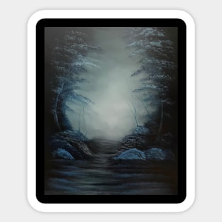 Dark Fantasy Forest Sticker